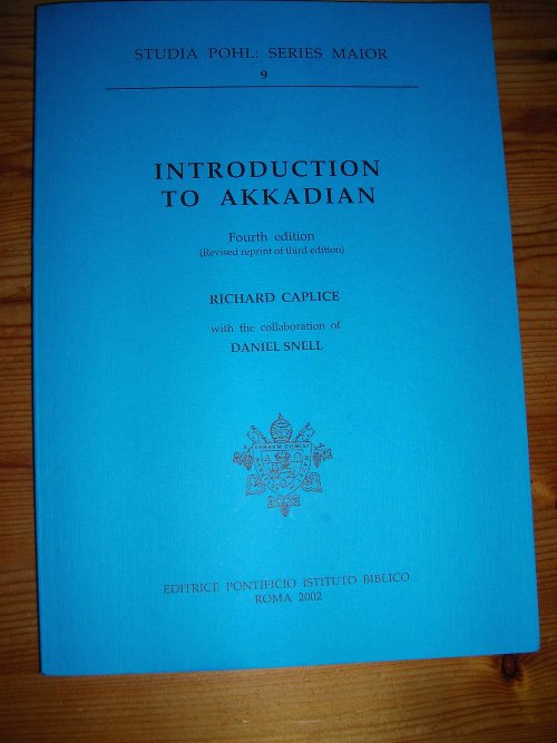 Picture of Akkadian study book